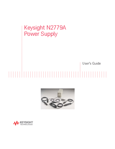 Agilent N2779-97005 N2779A Power Supply User 2527s Guide [20]  Agilent N2779-97005 N2779A Power Supply User_2527s Guide [20].pdf