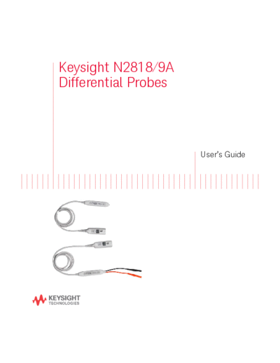 Agilent N2818-97002 User 2527s Guide for N2818 9A Differential Probes [44]  Agilent N2818-97002 User_2527s Guide for N2818 9A Differential Probes [44].pdf