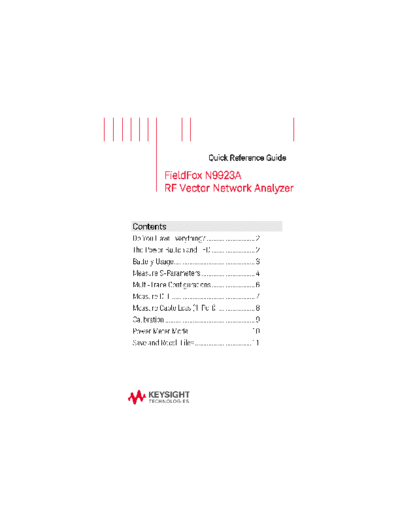 Agilent N9923-90002 N9923A FieldFox Quick Reference Guide c20141012 [12]  Agilent N9923-90002 N9923A FieldFox Quick Reference Guide c20141012 [12].pdf