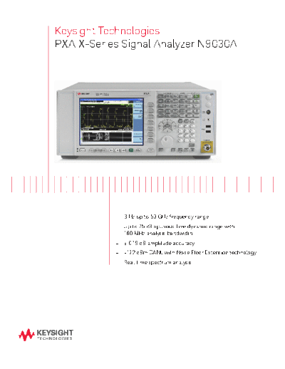 Agilent N9030A PXA X-Series Signal Analyzer - Brochure 5990-3951EN c20140526 [8]  Agilent N9030A PXA X-Series Signal Analyzer - Brochure 5990-3951EN c20140526 [8].pdf