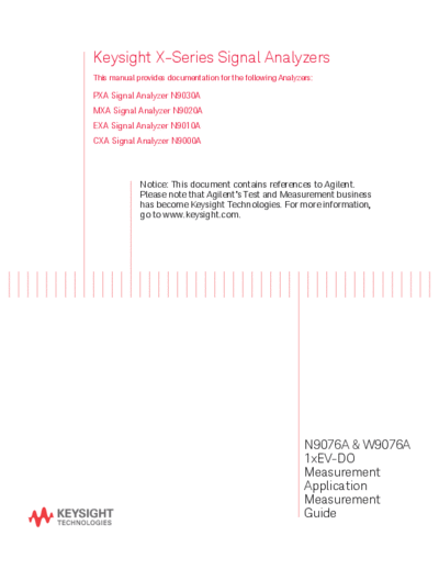 Agilent N9076-90004 N9076A & W9076A 1xEV-DO Measurement Guide and Programming Examples [157]  Agilent N9076-90004 N9076A & W9076A 1xEV-DO Measurement Guide and Programming Examples [157].pdf