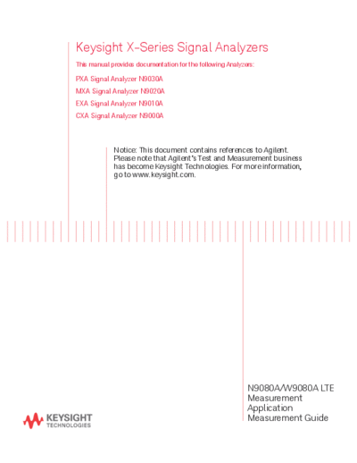 Agilent N9080-90006 N9080A LTE Measurement Application Measurement Guide [159]  Agilent N9080-90006 N9080A LTE Measurement Application Measurement Guide [159].pdf