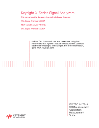 Agilent N9082-90004 N9082B LTE-Advanced TDD Measurement Application Measurement Guide [227]  Agilent N9082-90004 N9082B LTE-Advanced TDD Measurement Application Measurement Guide [227].pdf