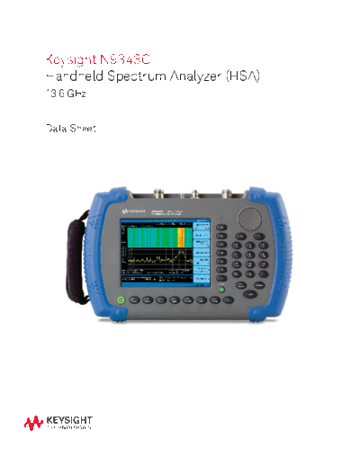 Agilent N9343C Handheld Spectrum Analyzer (HSA) 13.6 GHz - Data Sheet 5990-7499EN c20140929 [10]  Agilent N9343C Handheld Spectrum Analyzer (HSA) 13.6 GHz - Data Sheet 5990-7499EN c20140929 [10].pdf
