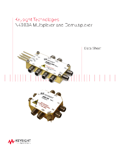 Agilent N4983A Multiplexer and Demultiplexer - Data Sheet 5991-0705EN c20141122 [14]  Agilent N4983A Multiplexer and Demultiplexer - Data Sheet 5991-0705EN c20141122 [14].pdf