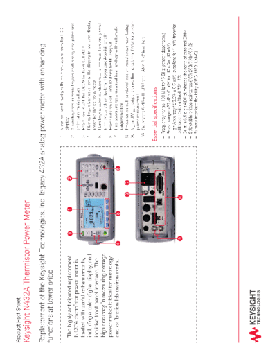 Agilent N432A Thermistor Power Meter - Product Fact Sheet 5990-5633EN c20140622 [2]  Agilent N432A Thermistor Power Meter - Product Fact Sheet 5990-5633EN c20140622 [2].pdf