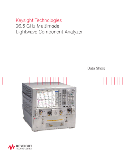 Agilent N4376D 26.5 GHz Multimode Lightwave Component Analyzer - Data Sheet 5991-0440EN c20140603 [18]  Agilent N4376D 26.5 GHz Multimode Lightwave Component Analyzer - Data Sheet 5991-0440EN c20140603 [18].pdf