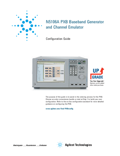 Agilent N5106A PXB Baseband Generator and Channel Emulator - Configuration Guide 5989-8972EN c20131125 [8]  Agilent N5106A PXB Baseband Generator and Channel Emulator - Configuration Guide 5989-8972EN c20131125 [8].pdf