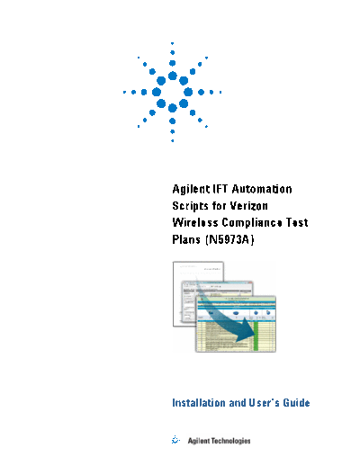 Agilent N5973-90003 IFT Automation Scripts for Verizon Wireless Compliance Test Plans Installation Guide [53  Agilent N5973-90003 IFT Automation Scripts for Verizon Wireless Compliance Test Plans Installation Guide [53].pdf