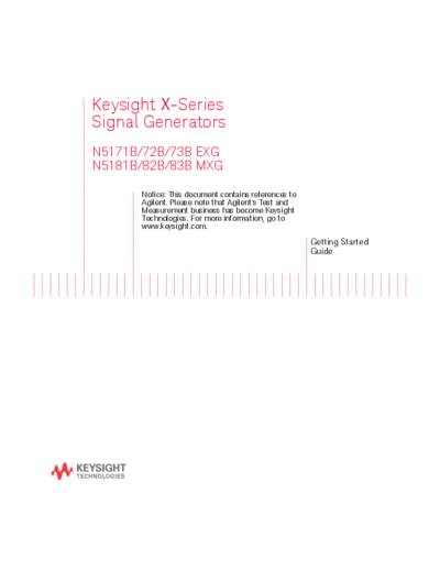 Agilent N5180-90054 X-Series Signal Generators Getting Started Guide [48]  Agilent N5180-90054 X-Series Signal Generators Getting Started Guide [48].pdf
