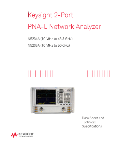 Agilent N5235-90003 Data sheet and Technical Specifications 252C N5234A 252C N5235A 252C 2-port PNA-L Networ  Agilent N5235-90003 Data sheet and Technical Specifications_252C N5234A_252C N5235A_252C 2-port PNA-L Network Analyzers c20141022 [200].pdf