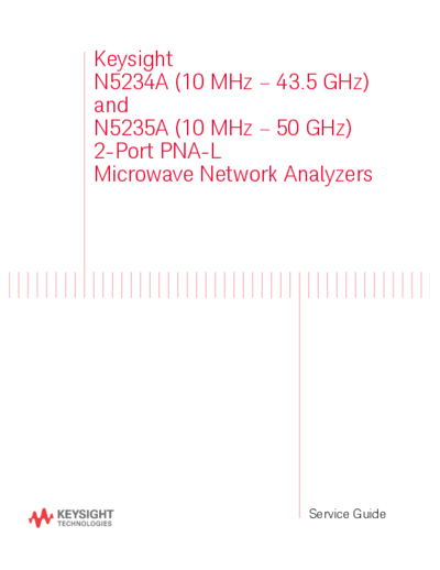 Agilent N5235-90001 Service Guide 252C N5234A and N5235A PNA-L Microwave Network Analyzers c20141118 [8]  Agilent N5235-90001 Service Guide_252C N5234A and N5235A PNA-L Microwave Network Analyzers c20141118 [8].pdf
