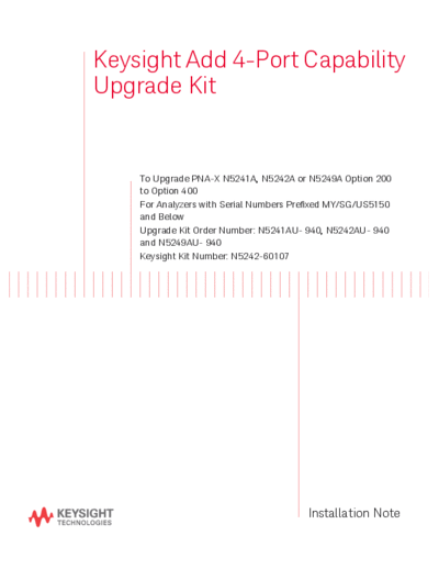 Agilent N5242-90015 Installation Note 252C Add 4-Port Capability Upgr Kit to Upgr N5241A 42A Opt 200 to 400   Agilent N5242-90015 Installation Note_252C Add 4-Port Capability Upgr Kit to Upgr N5241A 42A Opt 200 to 400 [12].pdf