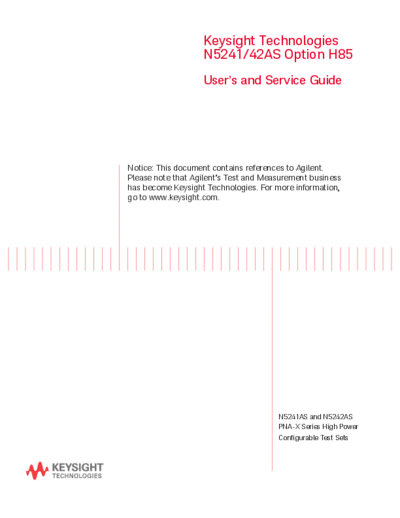 Agilent N5242-90019 N5242AS Option H85 User 2527s and Service Guide c20141030 [52]  Agilent N5242-90019 N5242AS Option H85 User_2527s and Service Guide c20141030 [52].pdf