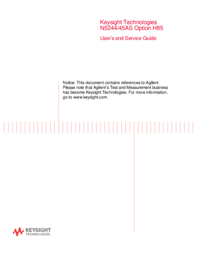 Agilent N5245-90002 N5244 45AS Option H85 User 2527s and Service Guide [50]  Agilent N5245-90002 N5244 45AS Option H85 User_2527s and Service Guide [50].pdf