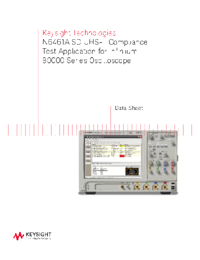 Agilent N6461A SD UHS-II Compliance Test Application for Infiniium 90000 Series Oscilloscope - Data Sheet 59  Agilent N6461A SD UHS-II Compliance Test Application for Infiniium 90000 Series Oscilloscope - Data Sheet 5990-9553EN c20140708 [8].pdf