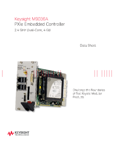 Agilent M9036A PXIe Embedded Controller - Data Sheet 5990-8465EN c20140829 [8]  Agilent M9036A PXIe Embedded Controller - Data Sheet 5990-8465EN c20140829 [8].pdf