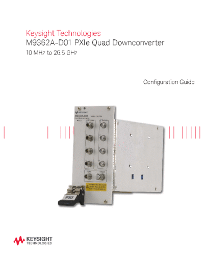 Agilent M9362A-D01 - Configuration Guide 5990-9968EN c20141023 [11]  Agilent M9362A-D01 - Configuration Guide 5990-9968EN c20141023 [11].pdf