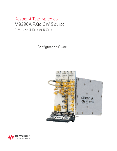 Agilent M9380A PXIe CW Source - Configuration Guide 5991-0899EN c20140819 [13]  Agilent M9380A PXIe CW Source - Configuration Guide 5991-0899EN c20140819 [13].pdf