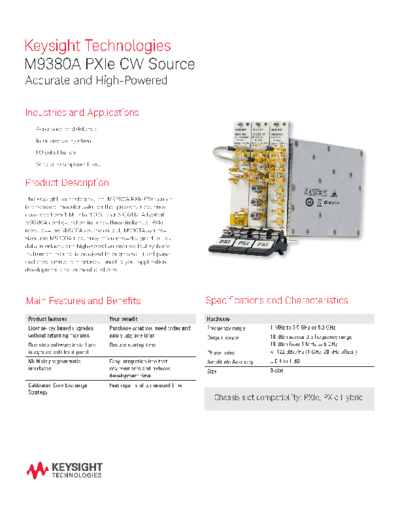 Agilent M9380A PXIe CW Source - Flyer 5991-0284EN c20140829 [2]  Agilent M9380A PXIe CW Source - Flyer 5991-0284EN c20140829 [2].pdf