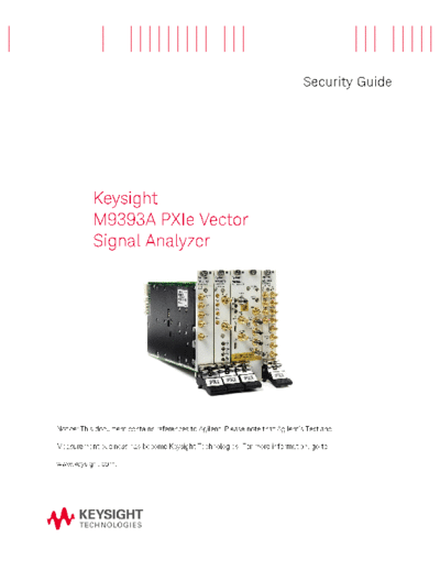 Agilent M9393 SecurityGuide M9393A Security Guide [18]  Agilent M9393_SecurityGuide M9393A Security Guide [18].pdf