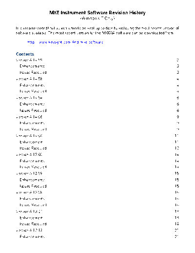 Agilent MXE Revision History Win7 MXE Software Revision History - Windows 7 c20141119 [32]  Agilent MXE_Revision_History_Win7 MXE Software Revision History - Windows 7 c20141119 [32].pdf