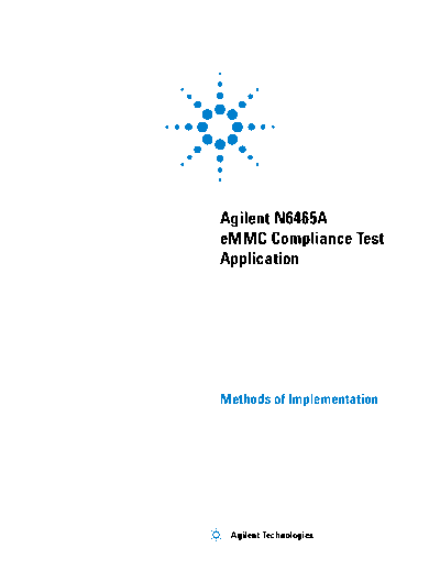 Agilent Methods of Implementation for N6465A eMMC Compliance Test Application eMMC MOI c20130711 [144]  Agilent Methods of Implementation for N6465A eMMC Compliance Test Application eMMC_MOI c20130711 [144].pdf