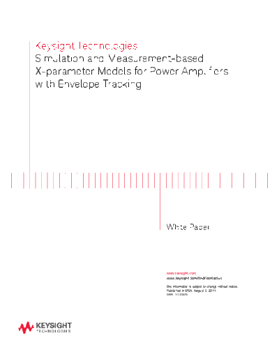 Agilent Simulation and Measurement-based X-parameter Models for Power Amplifiers with Envelope Tracking 5991  Agilent Simulation and Measurement-based X-parameter Models for Power Amplifiers with Envelope Tracking 5991-2733EN [7].pdf