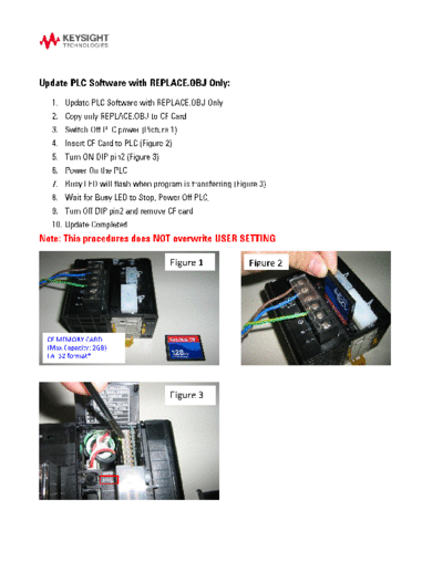 Agilent PLC and Touch Panel Update Procedure PLC and touch panel update procedure c20140805 [2]  Agilent PLC_and_Touch_Panel_Update_Procedure PLC and touch panel update procedure c20140805 [2].pdf