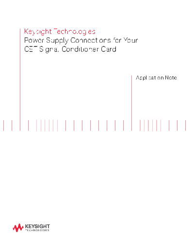 Agilent Power Supply Connections for Your CET Signal Conditioner Card Application Note 5990-6549EN c20140929  Agilent Power Supply Connections for Your CET Signal Conditioner Card Application Note 5990-6549EN c20140929 [9].pdf