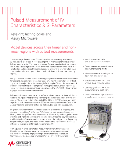 Agilent Pulsed Measurement of IV Characteristics and S-Parameters 5990-7744EN c20140812 [2]  Agilent Pulsed Measurement of IV Characteristics and S-Parameters 5990-7744EN c20140812 [2].pdf