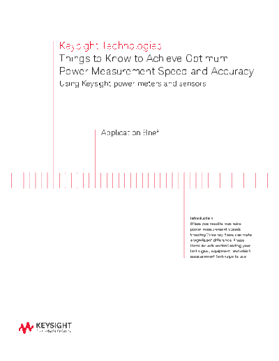 Agilent Things to Know to Achieve Optimum Power Measurement Speed and Accuracy - Application Brief 5991-2640  Agilent Things to Know to Achieve Optimum Power Measurement Speed and Accuracy - Application Brief 5991-2640EN c20140711 [3].pdf