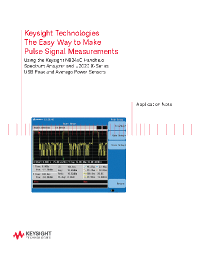 Agilent The Easy Way to Make Pulse Signal Measurements with HSA and Power Sensor - Application Note 5991-144  Agilent The Easy Way to Make Pulse Signal Measurements with HSA and Power Sensor - Application Note 5991-1446EN c20140508 [10].pdf