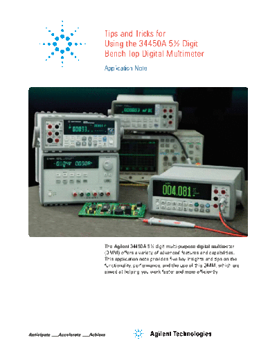 Agilent Tips and Tricks for Using the 34450A 5 1 2 Digit Bench Top Digital Multimeter - Application Note 599  Agilent Tips and Tricks for Using the 34450A 5 1 2 Digit Bench Top Digital Multimeter - Application Note 5991-1518EN [7].pdf