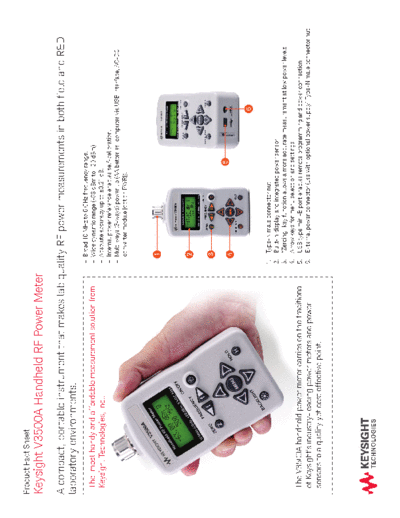 Agilent V3500A Handheld RF Power Meter - Product Fact Sheet 5990-5502EN c20140618 [2]  Agilent V3500A Handheld RF Power Meter - Product Fact Sheet 5990-5502EN c20140618 [2].pdf
