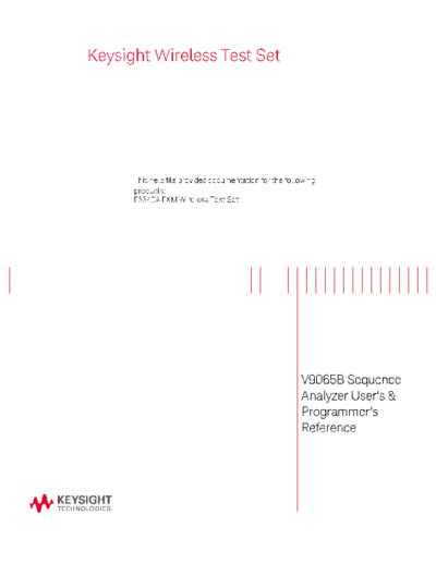 Agilent V9065-90002 V9065B Sequence Analyzer User 2527s and Programmer 2527s Reference for E6640A c20141007   Agilent V9065-90002 V9065B Sequence Analyzer User_2527s and Programmer_2527s Reference for E6640A c20141007 [795].pdf