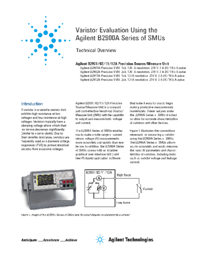 Agilent Varistor Evaluation Using the Keysight B2900A Series 5990-7116EN c20130107 [5]  Agilent Varistor Evaluation Using the Keysight B2900A Series 5990-7116EN c20130107 [5].pdf