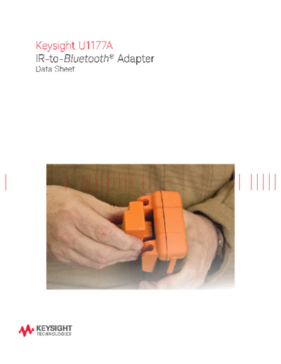 Agilent U1177A IR-to-Bluetooth Adapter - Data Sheet 5990-9531EN c20140723 [6]  Agilent U1177A IR-to-Bluetooth Adapter - Data Sheet 5990-9531EN c20140723 [6].pdf