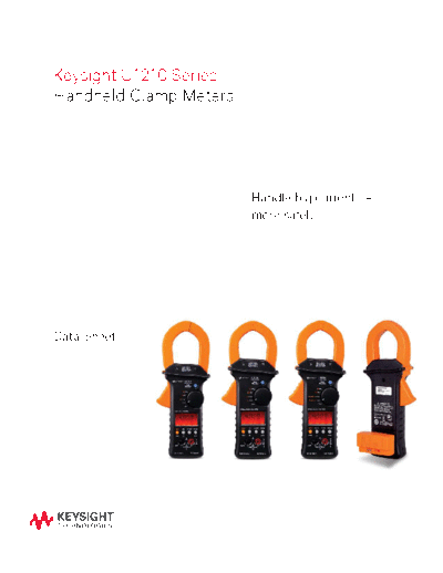 Agilent U1210 Series Handheld Clamp Meters - Data sheet 5990-5083EN c20140723 [17]  Agilent U1210 Series Handheld Clamp Meters - Data sheet 5990-5083EN c20140723 [17].pdf