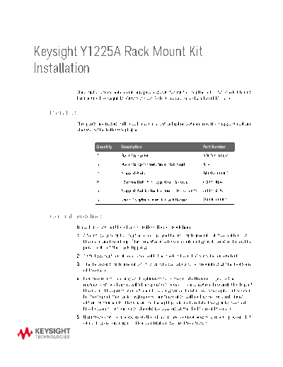 Agilent Y1225-90001 Y1225A Rack Mount Kit - Installation Note c20140923 [6]  Agilent Y1225-90001 Y1225A Rack Mount Kit - Installation Note c20140923 [6].pdf