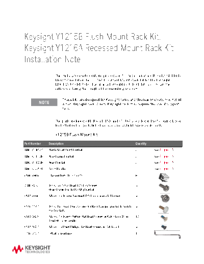 Agilent Y1215-90002 Y1215B Flush Mount Rack Kit and Y1216A Recessed Mount Rack Kit - Installation Note c2014  Agilent Y1215-90002 Y1215B Flush Mount Rack Kit and Y1216A Recessed Mount Rack Kit - Installation Note c20141013 [8].pdf