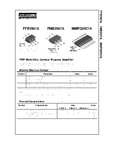 Fairchild Semiconductor ffb2907a fmb2907a mmpq2907a  . Electronic Components Datasheets Active components Transistors Fairchild Semiconductor ffb2907a_fmb2907a_mmpq2907a.pdf