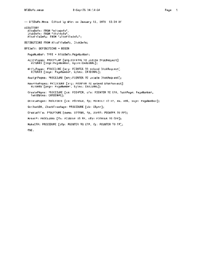 xerox BFSDefs.mesa Sep78  xerox mesa 4.0_1978 listing Mesa_4_System BFSDefs.mesa_Sep78.pdf