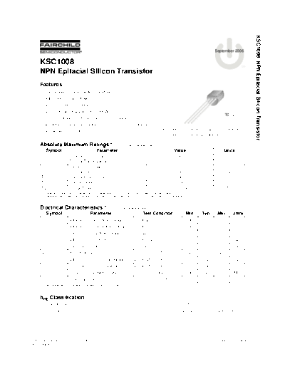 Fairchild Semiconductor ksc1008  . Electronic Components Datasheets Active components Transistors Fairchild Semiconductor ksc1008.pdf