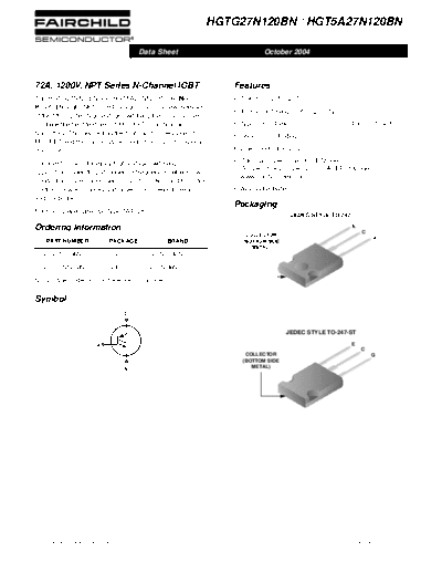 Fairchild Semiconductor hgtg27n120bn hgt5a27n120bn  . Electronic Components Datasheets Active components Transistors Fairchild Semiconductor hgtg27n120bn_hgt5a27n120bn.pdf
