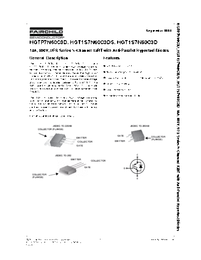 Fairchild Semiconductor hgt1s7n60c3ds hgtp7n60c3d  . Electronic Components Datasheets Active components Transistors Fairchild Semiconductor hgt1s7n60c3ds_hgtp7n60c3d.pdf
