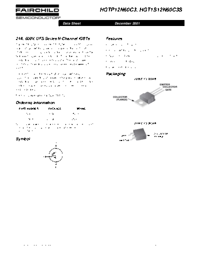 Fairchild Semiconductor hgtp12n60c3 hgt1s12n60c3  . Electronic Components Datasheets Active components Transistors Fairchild Semiconductor hgtp12n60c3_hgt1s12n60c3.pdf