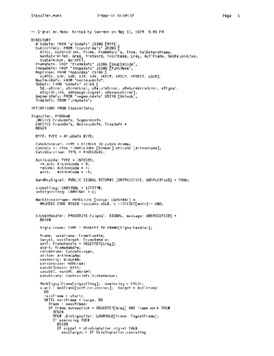 xerox Signaller.mesa Sep78  xerox mesa 4.0_1978 listing Mesa_4_System Signaller.mesa_Sep78.pdf