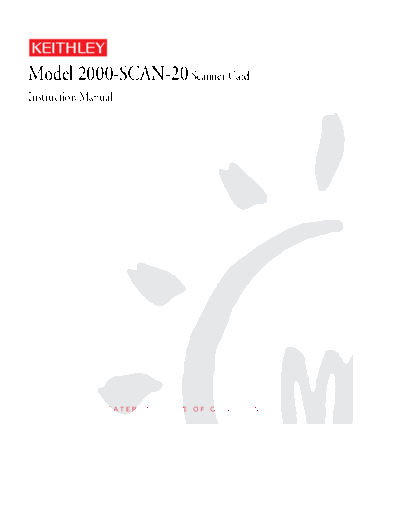 Keithley 2000-20-901-01C  Keithley 2001M CDROM Digital Multimeters - Data Acquisition - Switch Systems Product Information CD_Content pdfs 2000-20-901-01C.pdf