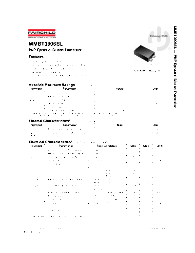 Fairchild Semiconductor mmbt3906sl  . Electronic Components Datasheets Active components Transistors Fairchild Semiconductor mmbt3906sl.pdf